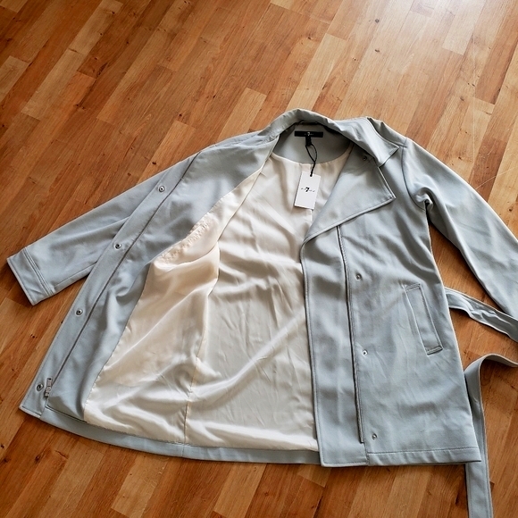 NWT 7 for all Mankind Asymmetrical Coat - Picture 3 of 6